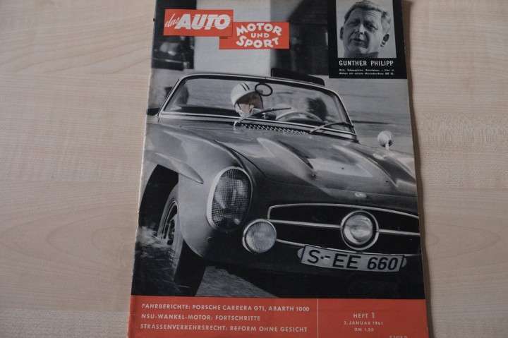 Deckblatt Auto Motor und Sport (01/1961)